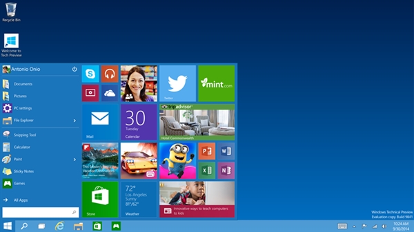 Windows 10预览版快捷键汇总