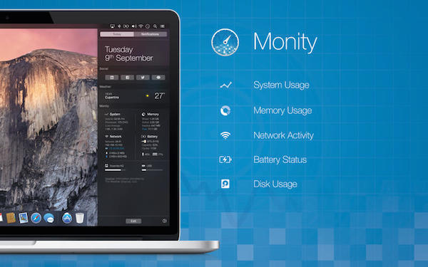 Monity for mac(实时监控系统软件) V1.4.5 苹果电脑版