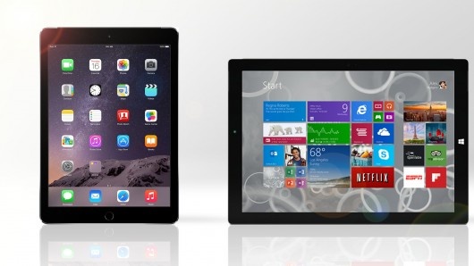 iPad Air 2和Surface Pro 3规格参数对比”