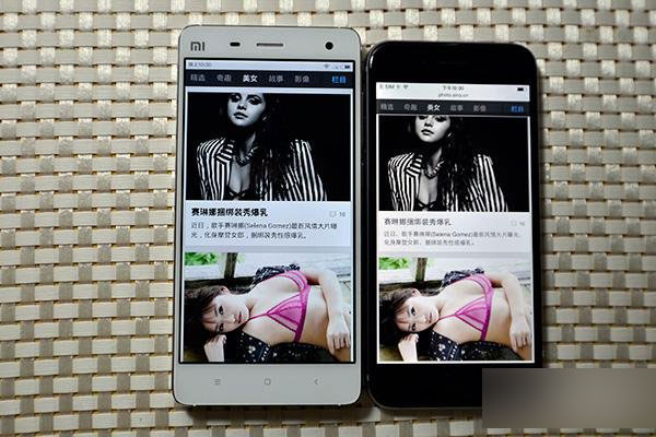 小米手机4对比iPhone6 