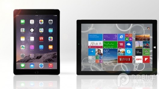 iPad Air2与Surface Pro3哪个好？Surface Pro3和iPad Air2参数配置区别对比”