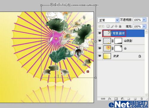Photoshop图片合成一幅漂亮的中国风古韵春景之画