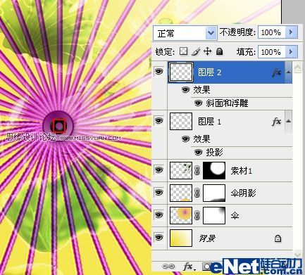 Photoshop图片合成一幅漂亮的中国风古韵春景之画