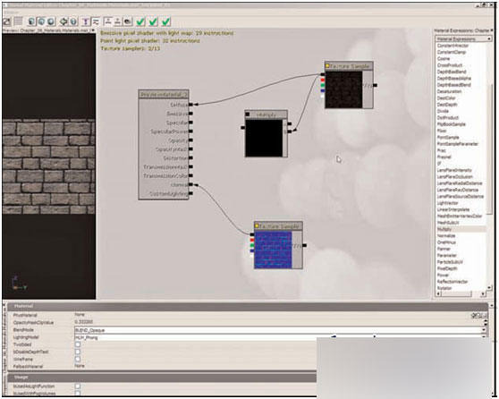 unreal engine 3.0制作砖墙材质 脚本之家 材质贴图教程05