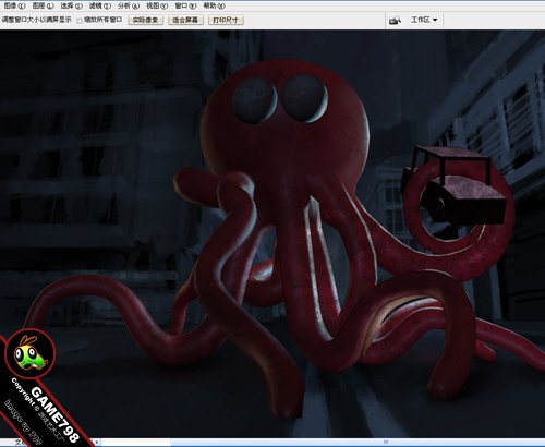 MAYA制作可爱卡通墨鱼 脚本之家 MAYA建模教程