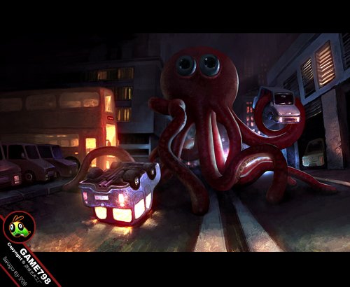 MAYA制作可爱卡通墨鱼 脚本之家 MAYA建模教程