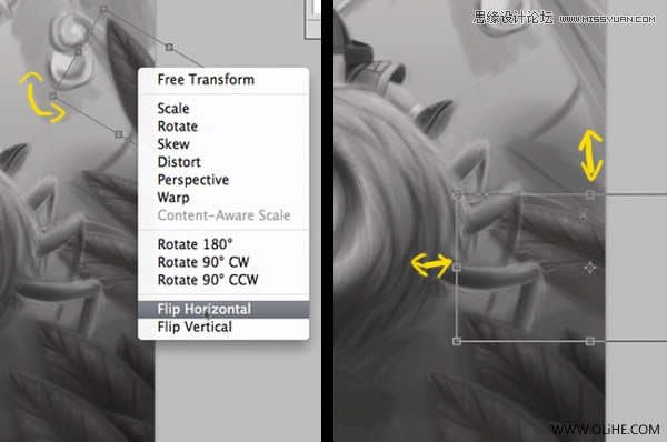 Photoshop绘制一幅骑在宠物蜘蛛上的孩子奇幻插画教程