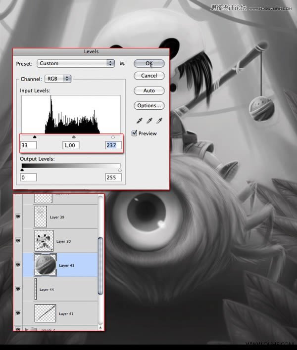 Photoshop绘制一幅骑在宠物蜘蛛上的孩子奇幻插画教程