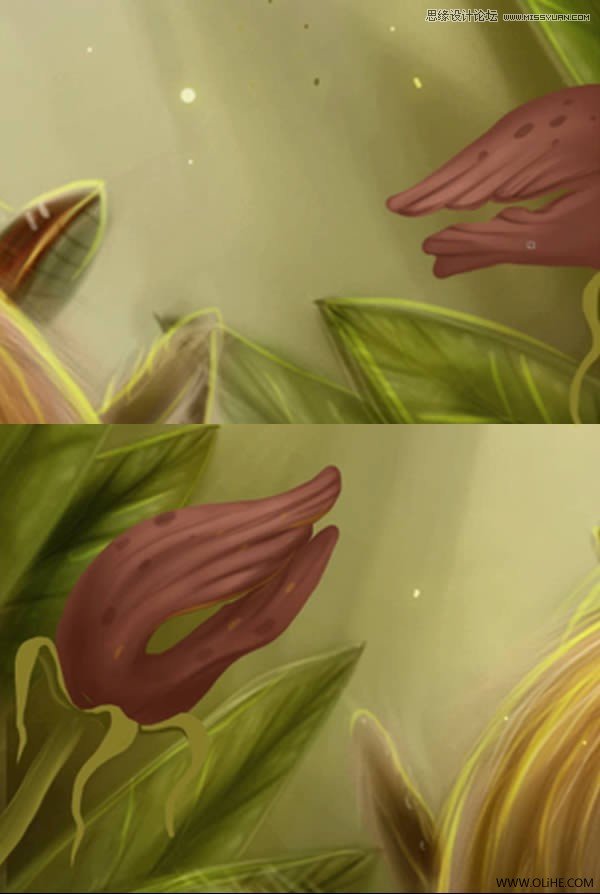 Photoshop绘制一幅骑在宠物蜘蛛上的孩子奇幻插画教程