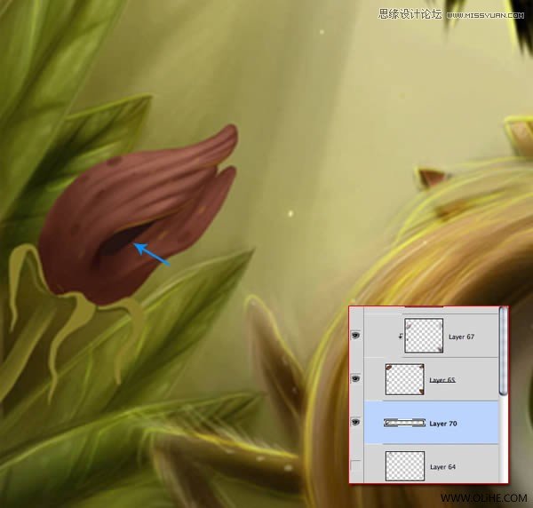 Photoshop绘制一幅骑在宠物蜘蛛上的孩子奇幻插画教程