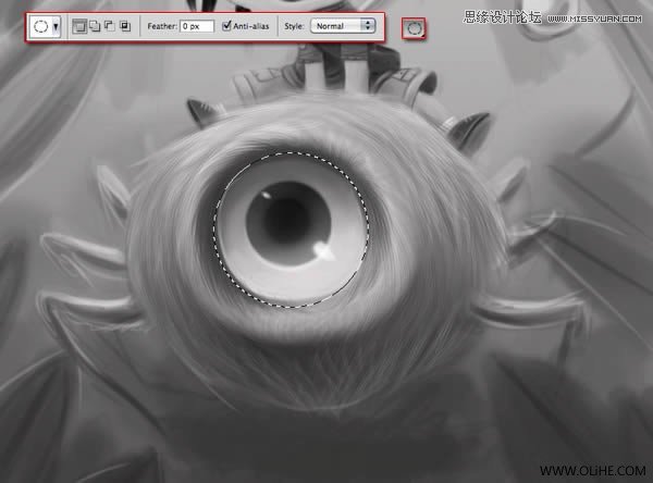 Photoshop绘制一幅骑在宠物蜘蛛上的孩子奇幻插画教程