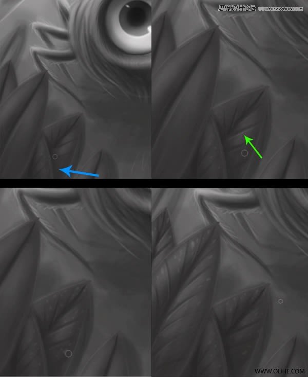 Photoshop绘制一幅骑在宠物蜘蛛上的孩子奇幻插画教程