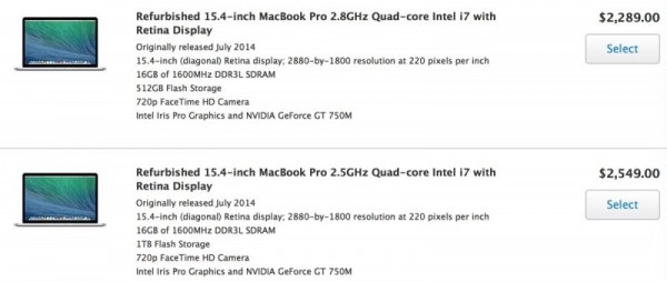 2014官翻版 15英寸Retina MacBook Pro已登录Apple Store