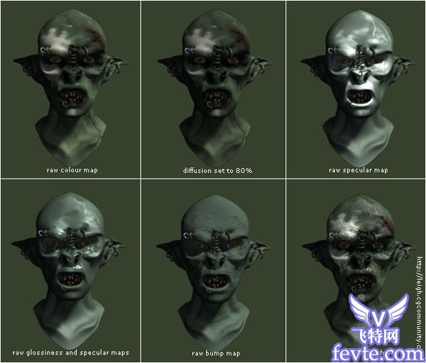 Maya7.0怪兽头部建模，渲染完全教程 脚本之家 MAYA建模教程