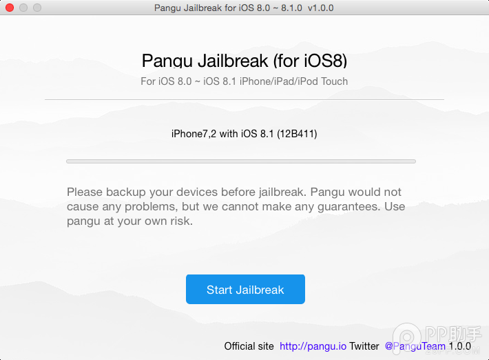 英文Mac版iOS8.0-8.1完美越狱教程【视频】