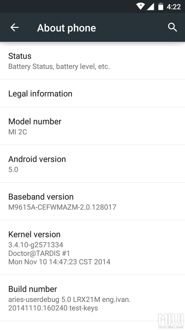 光棍福利：小米2/2S吃上Android 5.0