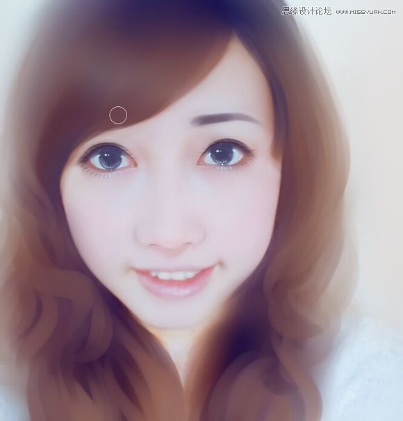Photoshop结合AI把手机人物转为梦幻唯美的手绘效果
