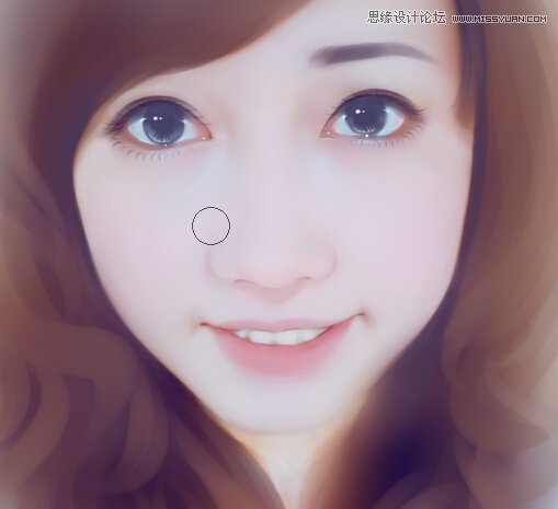 Photoshop结合AI把手机人物转为梦幻唯美的手绘效果