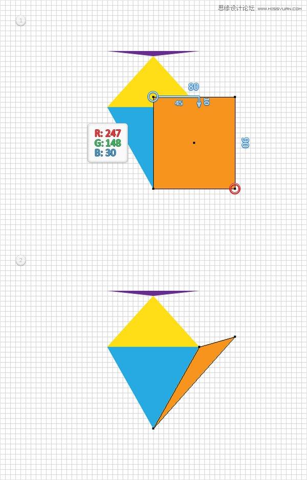 Illustrator绘制立体逼真的钻石图标教程(2),破洛洛