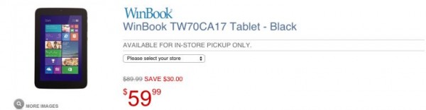 7英寸WinBook平板只要￥368！  创新Win8.1平板史上最低价”