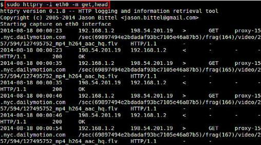 Linux下如何嗅探HTTP流量