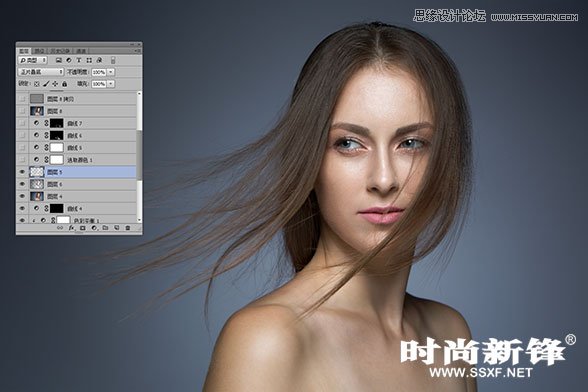 Photoshop打造一套高端质感人像后期修图教程