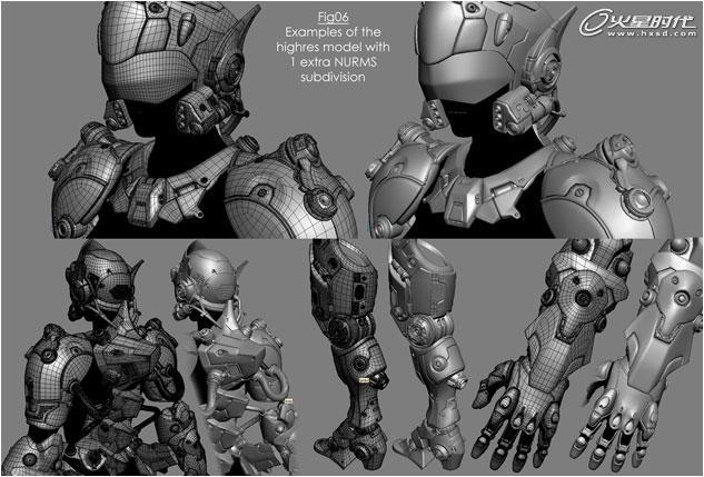 MAX打造次世代女机器人角色 脚本之家 3DSMAX建模教程