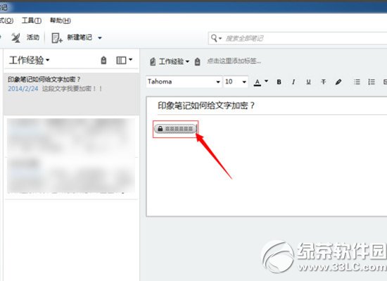 印象笔记怎么加密？印象笔记加密教程4