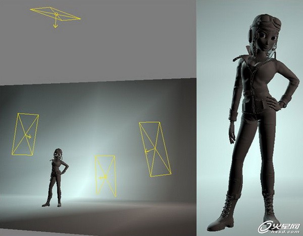 3DSMAX制作卡通女飞行员角色 脚本之家 3DSMAX角色教程