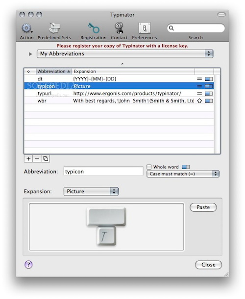 Typinator Mac版下载 苹果打字加速器 Typinator for mac V8.3 苹果电脑版