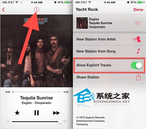  MAC中将iTunes Radio的歌词自动过滤功能取消的方法