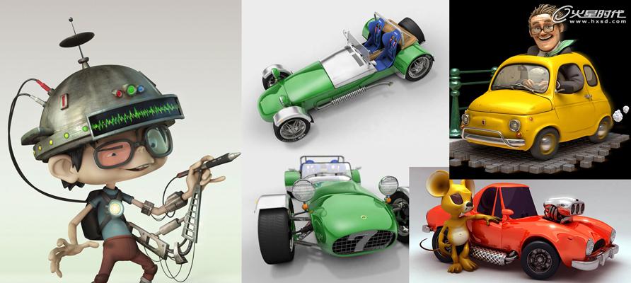 3DSMAX打造小黄蜂卡通飞行器 脚本之家 3DSMAX建模教程
