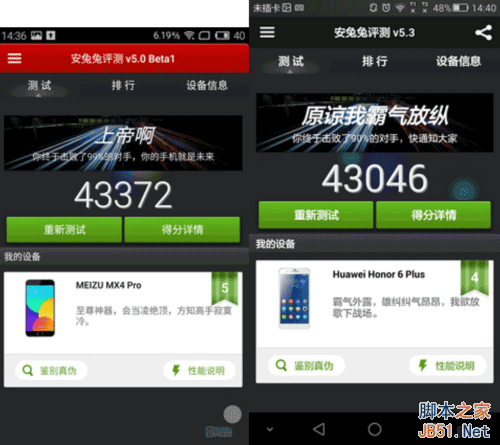 荣耀6Plus&魅族MX4 Pro选谁