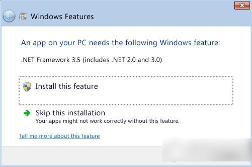 win8无法安装net3.5怎么办？windows8无法安装net framework 3.5解决方法