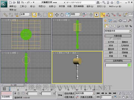 3DSMAX创建游戏道具模型 脚本之家 3DSMAX建模教程