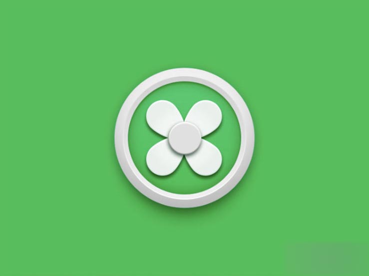 PS快速绘制超漂亮的风扇图标