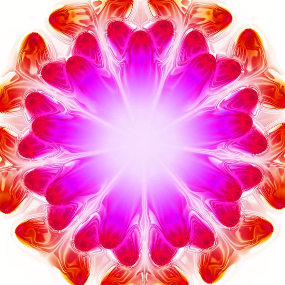 PS简单制作绚烂的彩色水晶花瓣效果图”