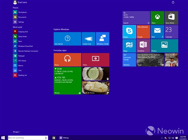 Win10最新预览版海量图赏：据说很稳定