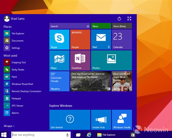 Win10最新预览版海量图赏：据说很稳定