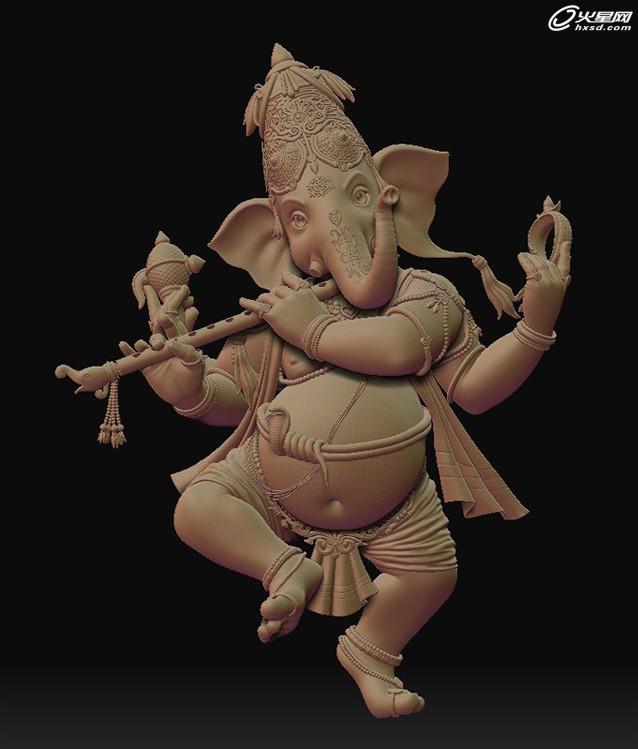 MAYA打造Ganesha智慧的神角色教程 脚本之家 MAYA角色动画教程