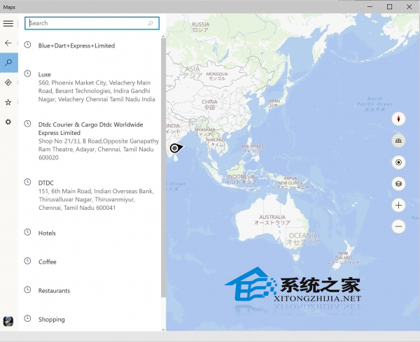  Win10 9926如何使用全新的地图应用