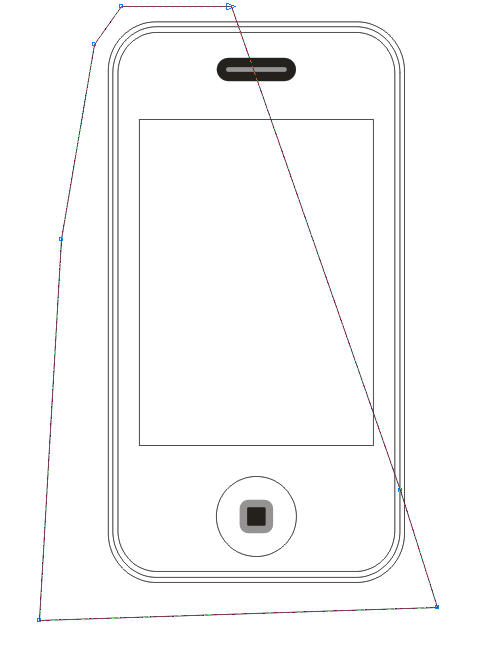 CDR绘制简洁IPHONE4手机教程 脚本之家 CDR实例教程7.jpg