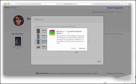 apple pay远程删除如何使用?