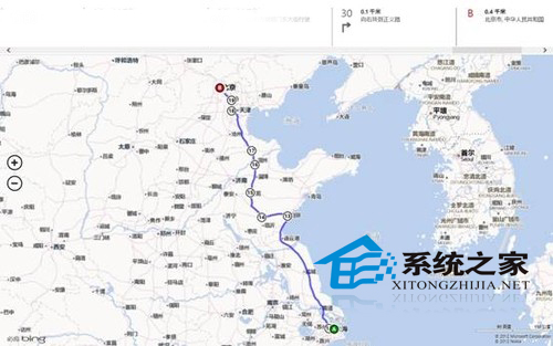  Win8如何使用内置地图应用查看路线
