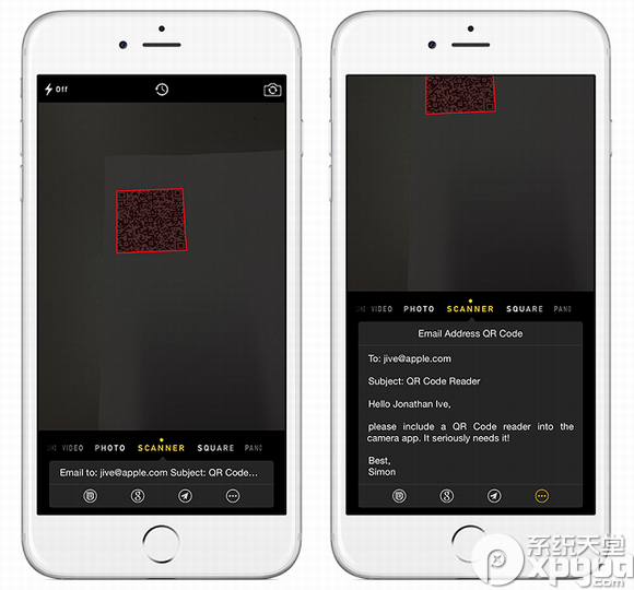 使用iphone原生相机借助qr Mode插件扫描二维码图标 苹果手机 脚本之家