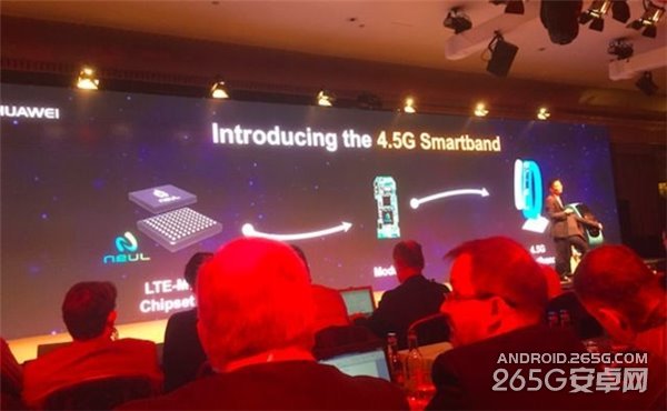 华为首款4.5G LTE网络手环发布 传输率达1GB/秒”