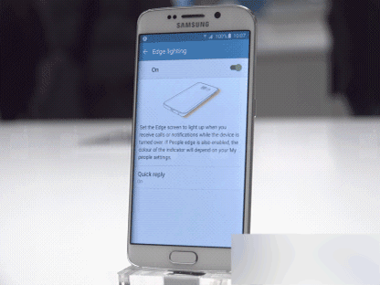 来看看Galaxy S6 Edge的曲面屏能做什么