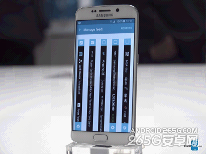 来看看Galaxy S6 Edge的曲面屏能做什么