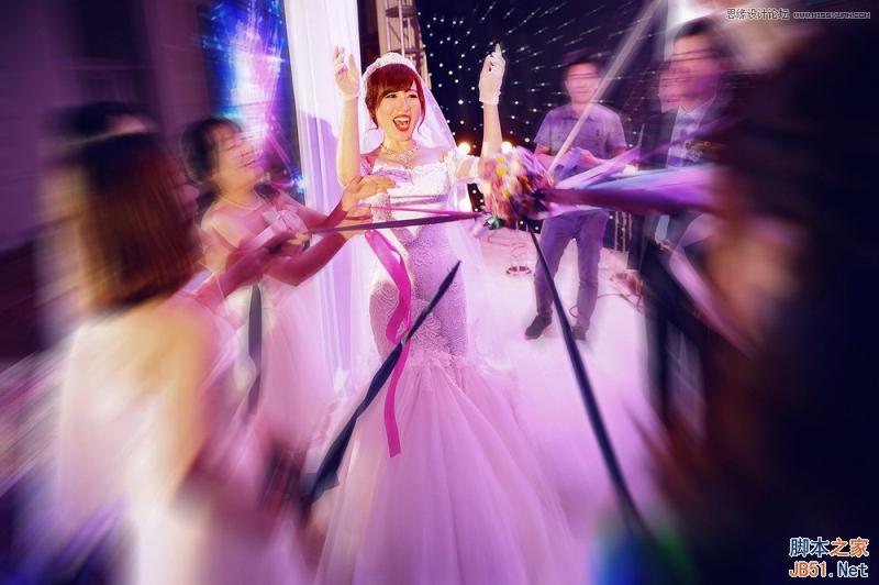 Photoshop详细解析室内婚片婚宴的整体色彩处理教程