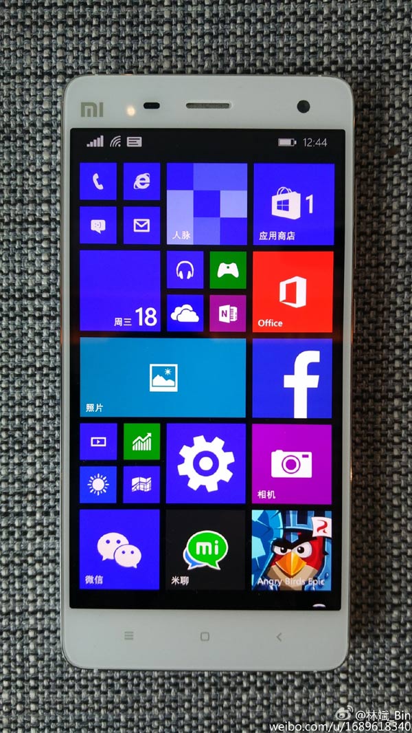 抢先看：小米4刷入Windows 10后是这样！